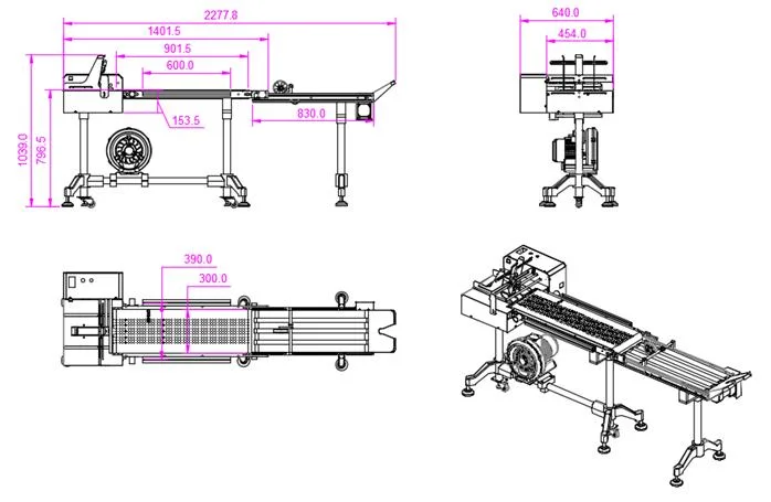 High Speed Intelligent Automatic Standard Paging Machine for Inkjet Printer