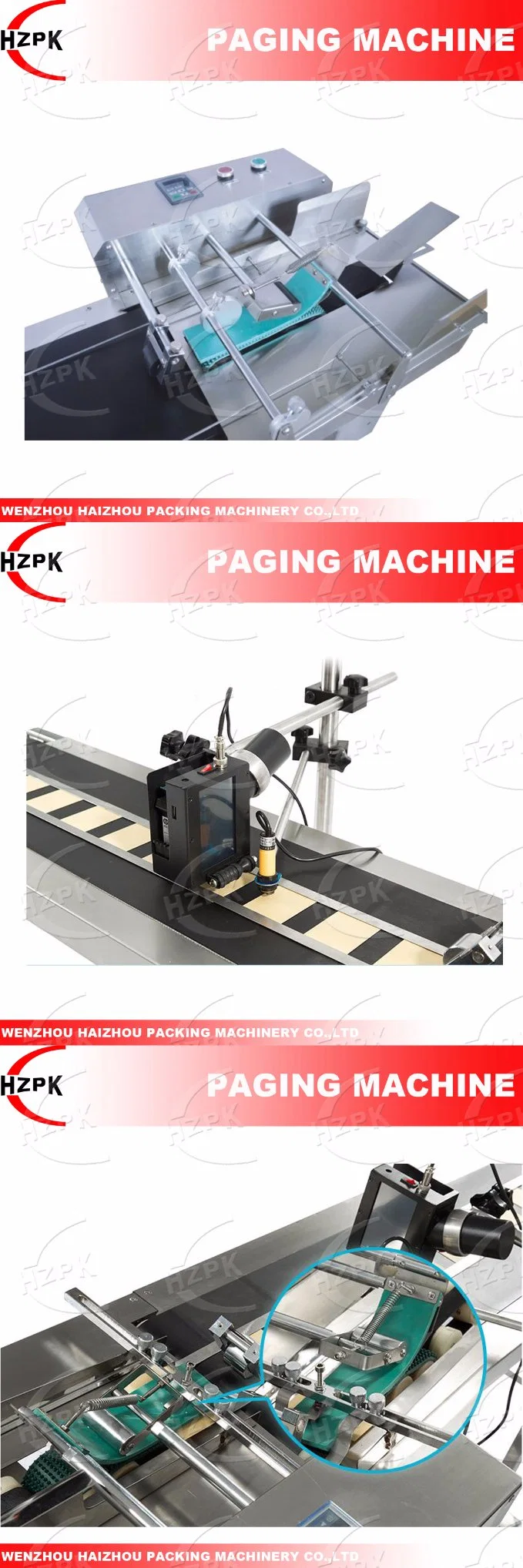 Paging Machine for Seperating Paper, Plastic Bag, ID Card