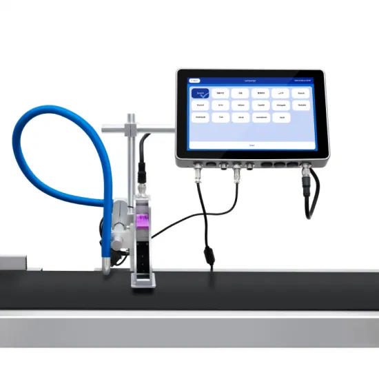 Stampante Tij a getto d'inchiostro con codifica in lotti piccola e economica con touch screen da 600 Dpi